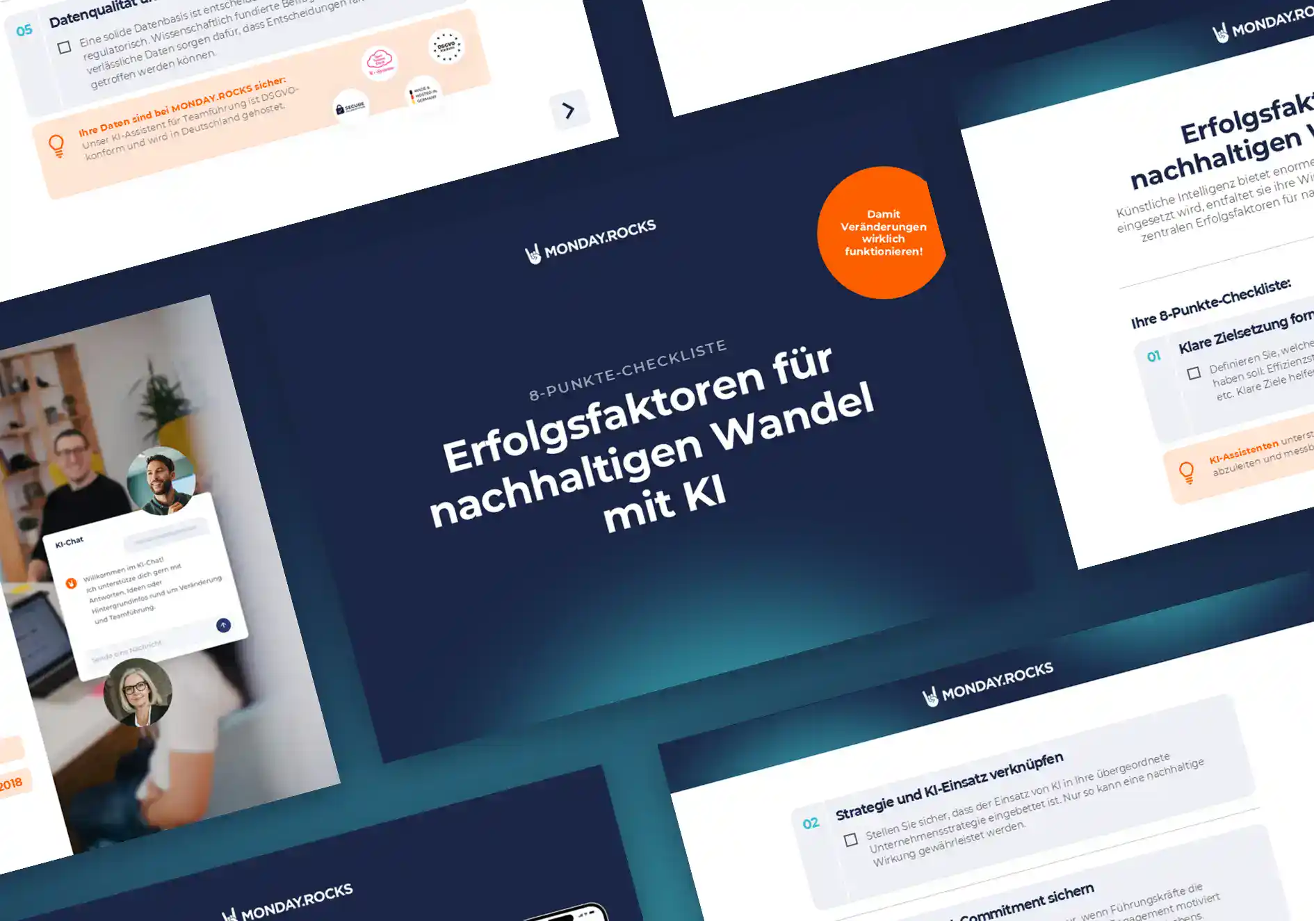 Checkliste Erfolgsfaktoren für nachhaltigen Wandel mit KI